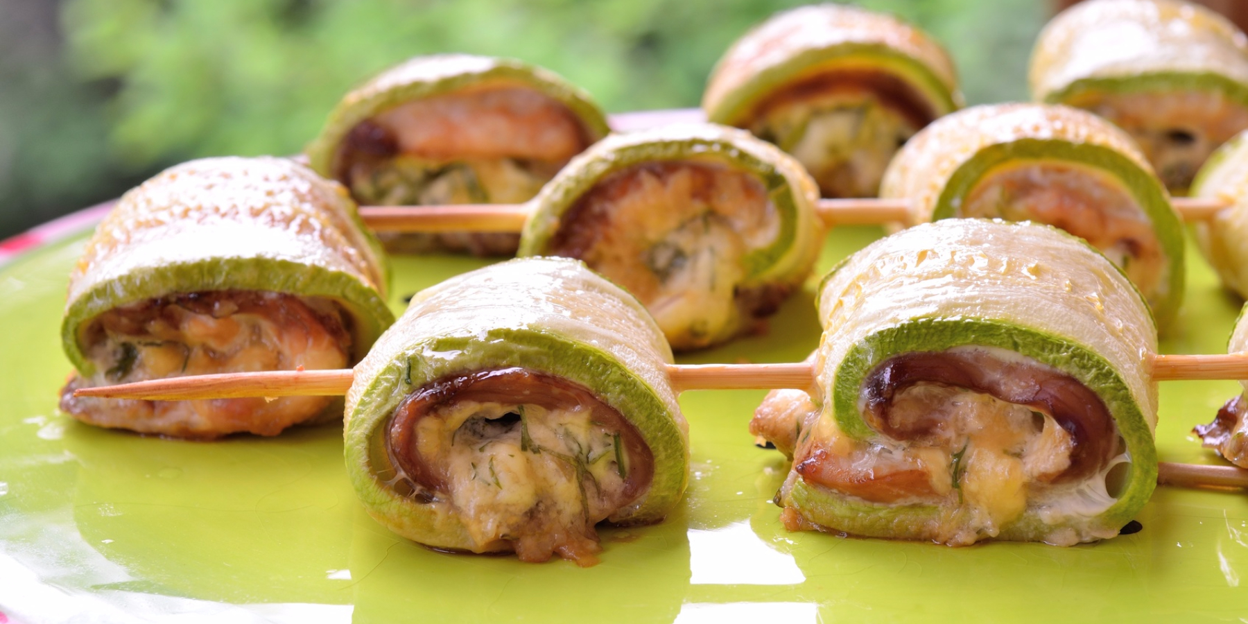 Involtini di zucchine con Pancetta Menatti: ricetta