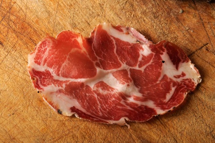 ricetta con la coppa o capocollo