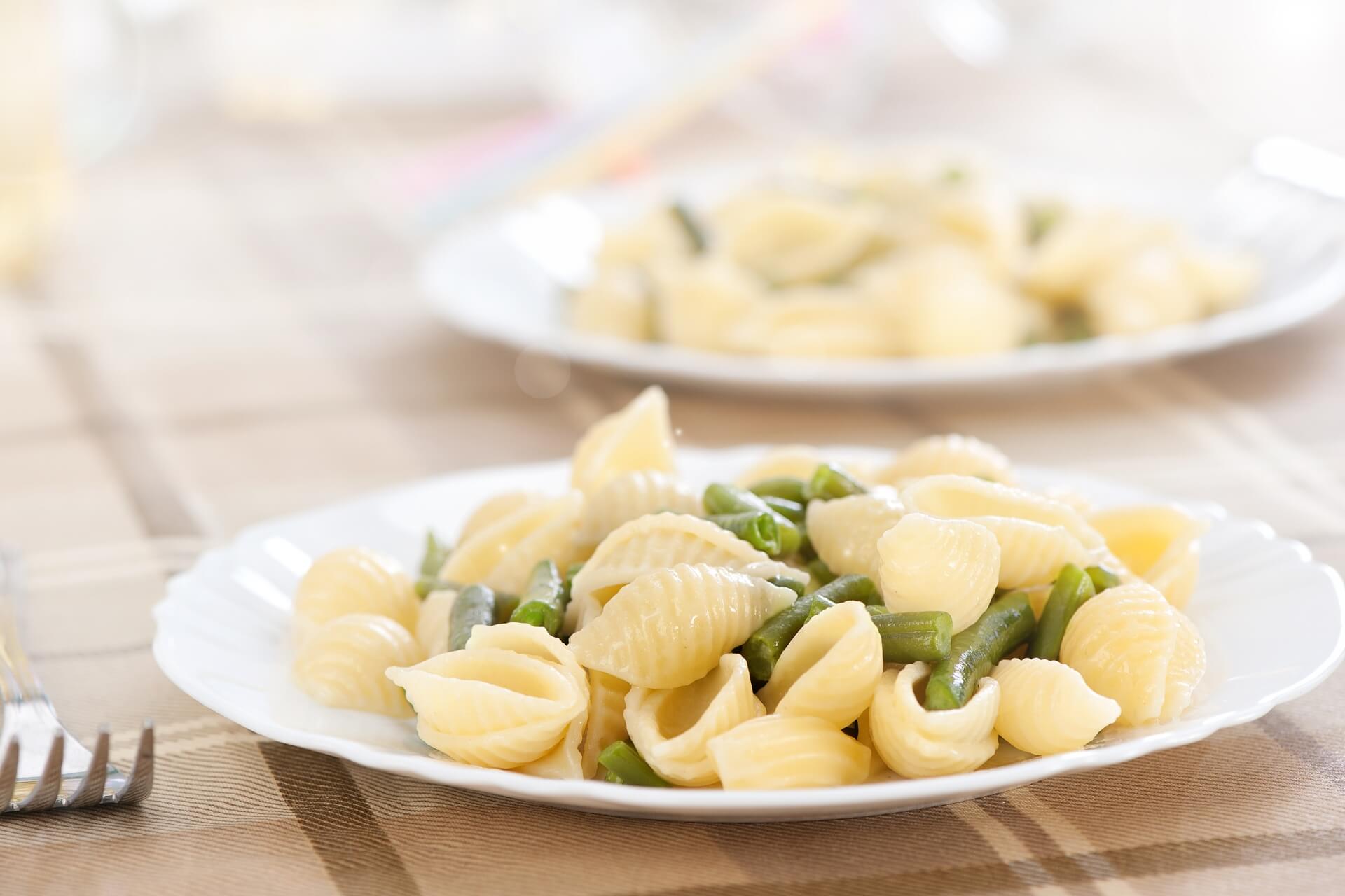 ricetta della pasta con fagiolini e prosciutto cotto Menatti