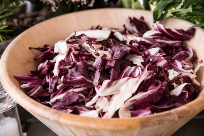 ricetta dei bruciatini emiliani al radicchio con pancetta tesa